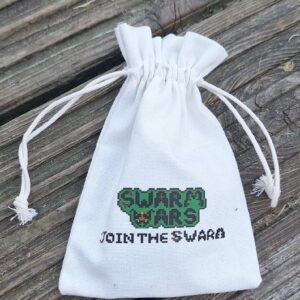 Official Swarm Wars Drawstring Bag